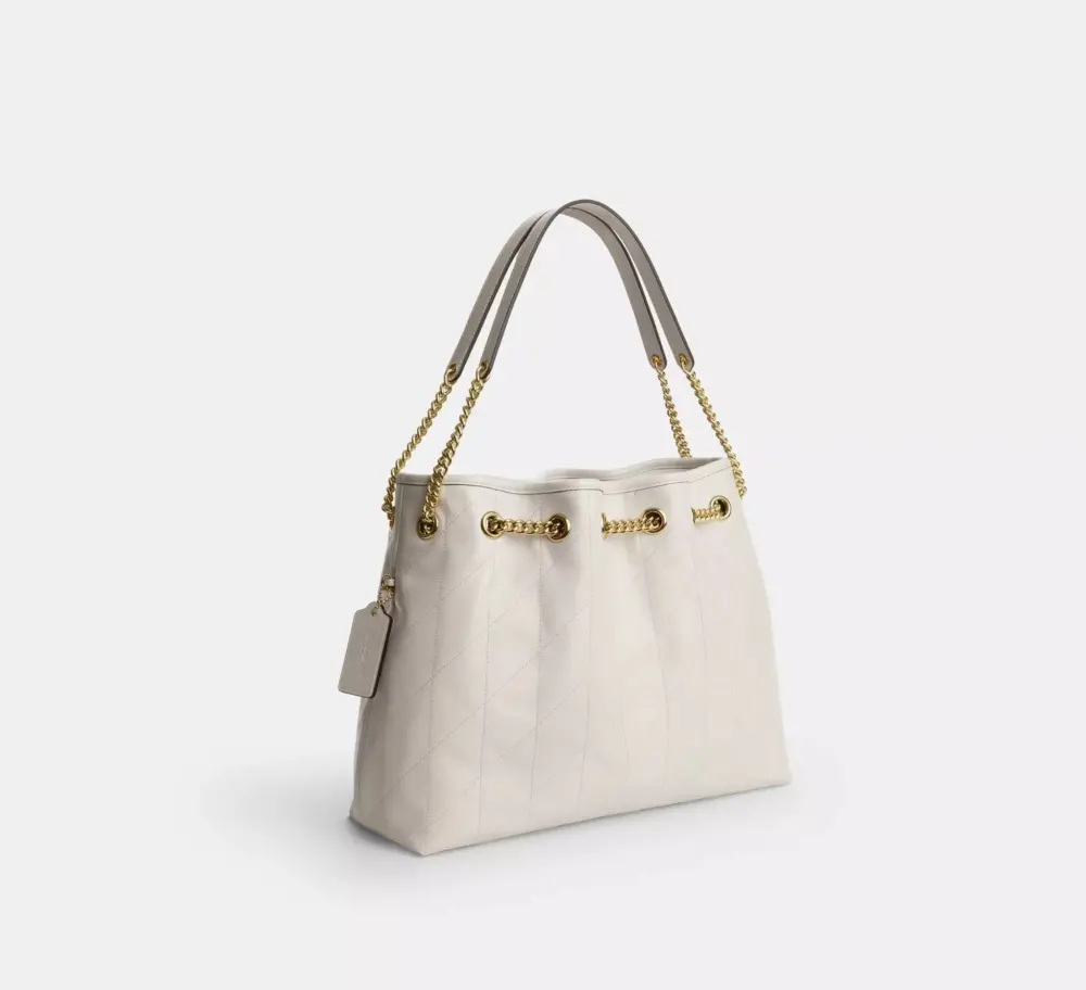 Túi Coach Evelyn Shoulder Bag 'Chalk' CES33-IMCHK - Ảnh 4
