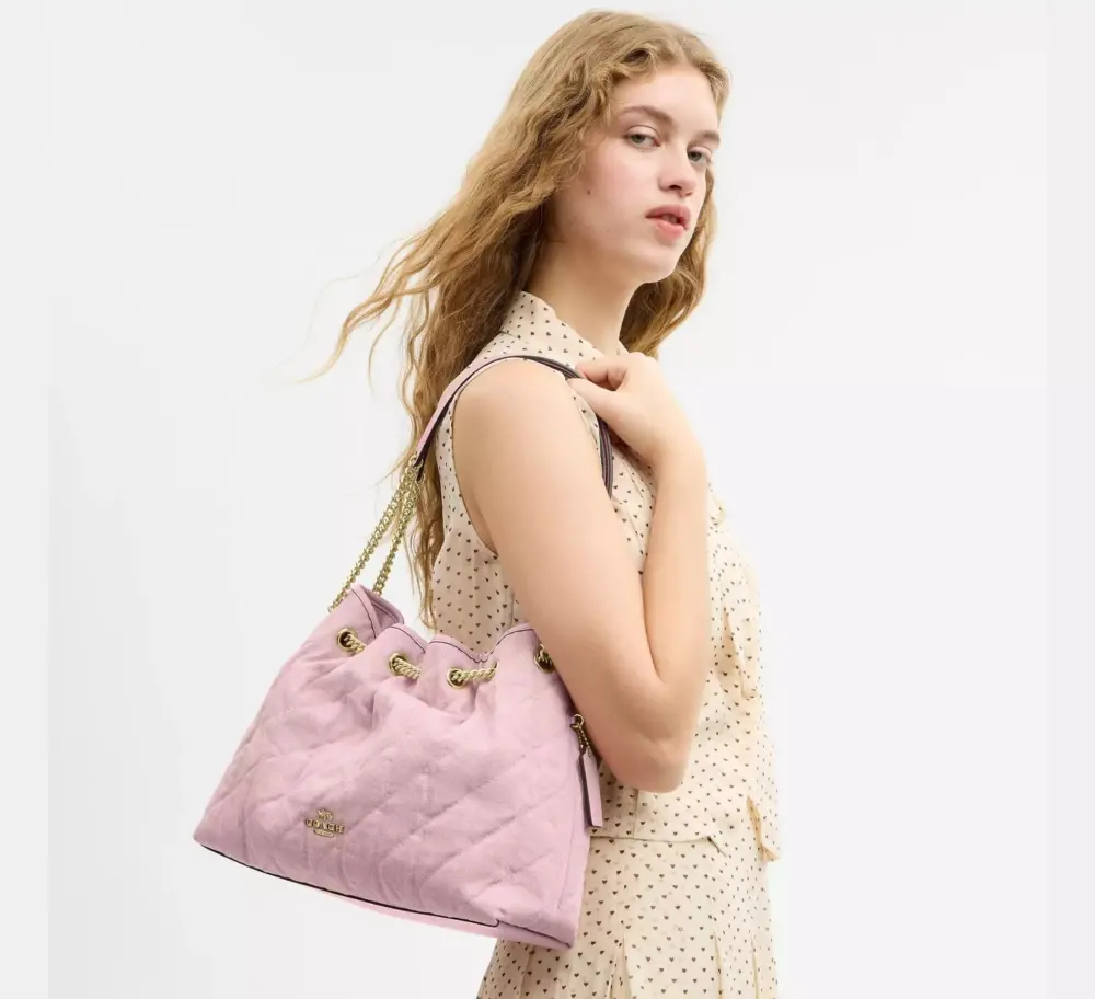Túi Coach Evelyn Shoulder Bag 'Pink' CER79-IMNH1 - Ảnh 5