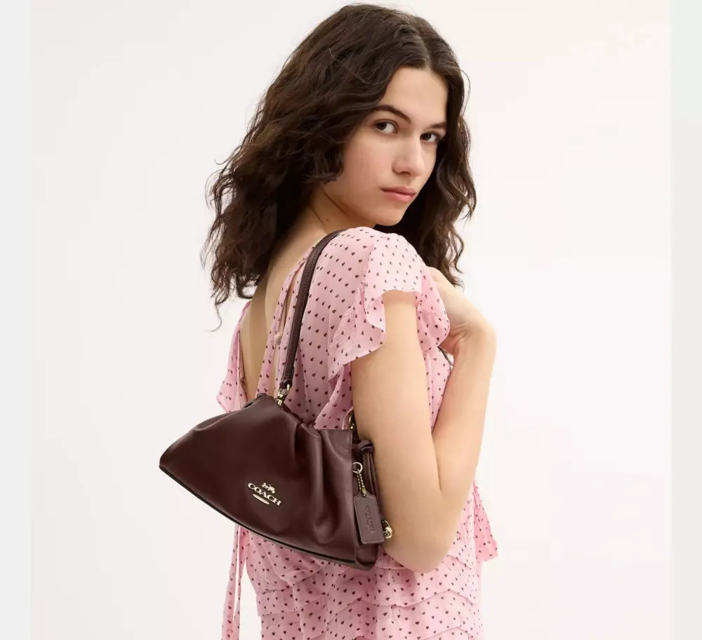 Túi Coach Faye Shoulder Bag 'Maple' CV529-IMMPL - Ảnh 4