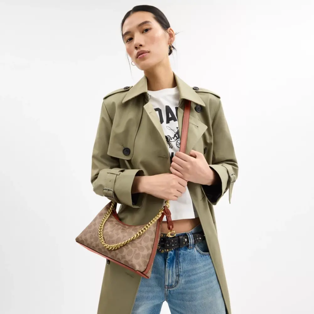 Túi Coach Juliet Shoulder Bag 25 'Tan' CAM26-B4XHG - Ảnh 4