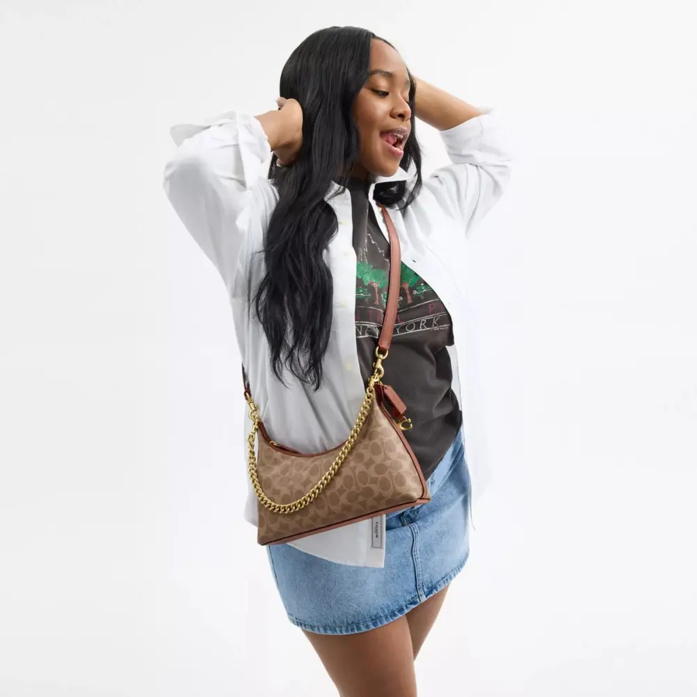 Túi Coach Juliet Shoulder Bag 25 'Tan' CAM26-B4XHG - Ảnh 3