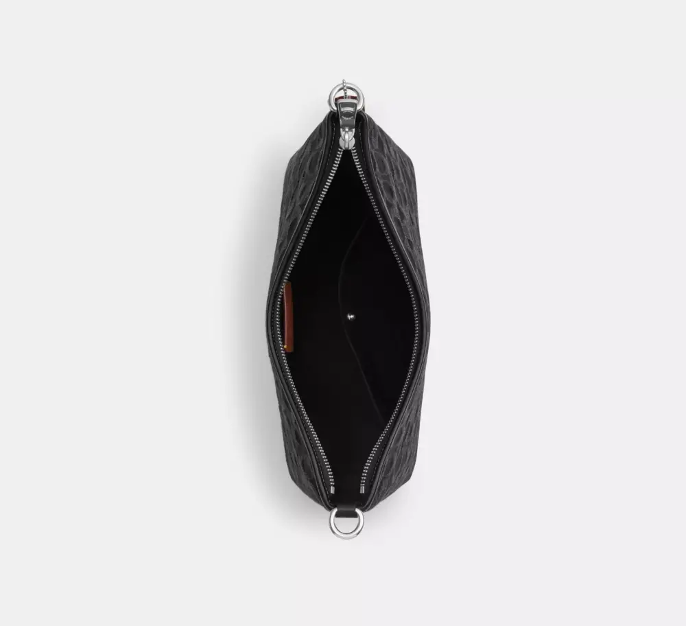 Túi Coach Laurel Shoulder Bag 'Black' CDE44-SVBK - Ảnh 4