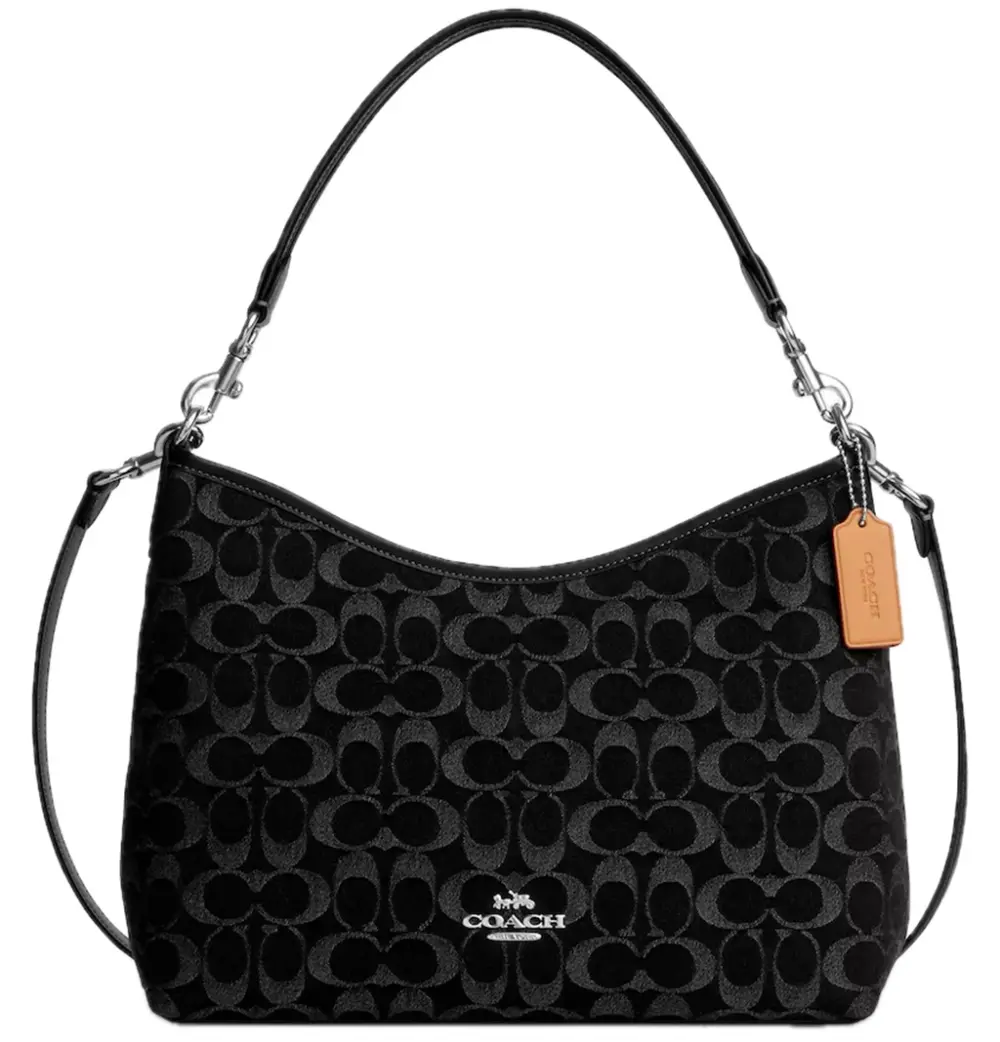Túi Coach Laurel Shoulder Bag 'Black' CDE44-SVBK