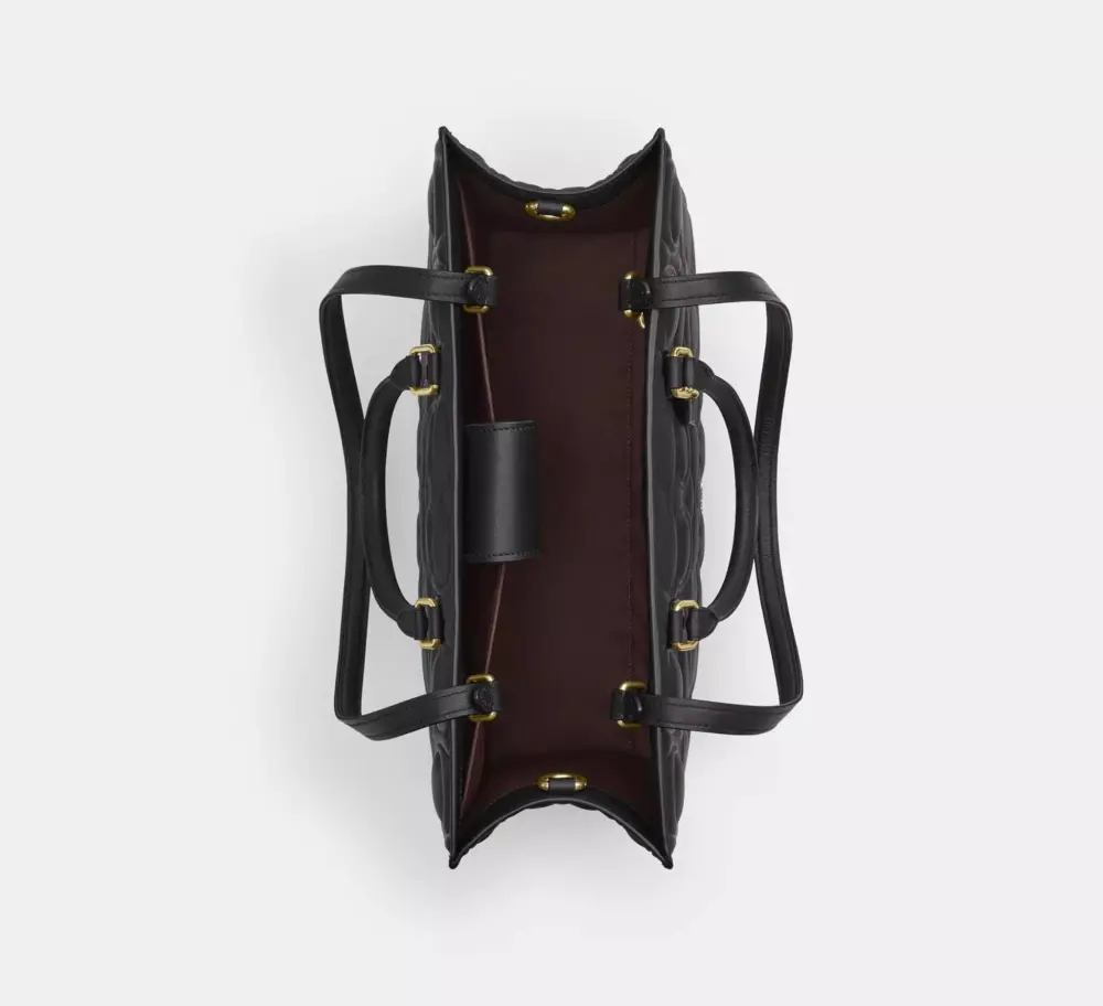 Túi Coach Maggie Tote Bag 'Black' CY672-IMBLK - Ảnh 3