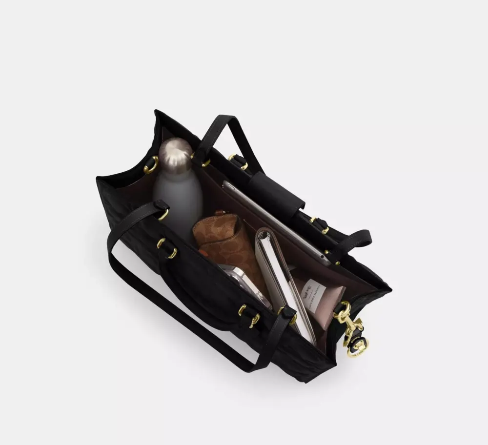 Alternative view of Túi Coach Maggie Tote Bag 'Black' CY672-IMBLK