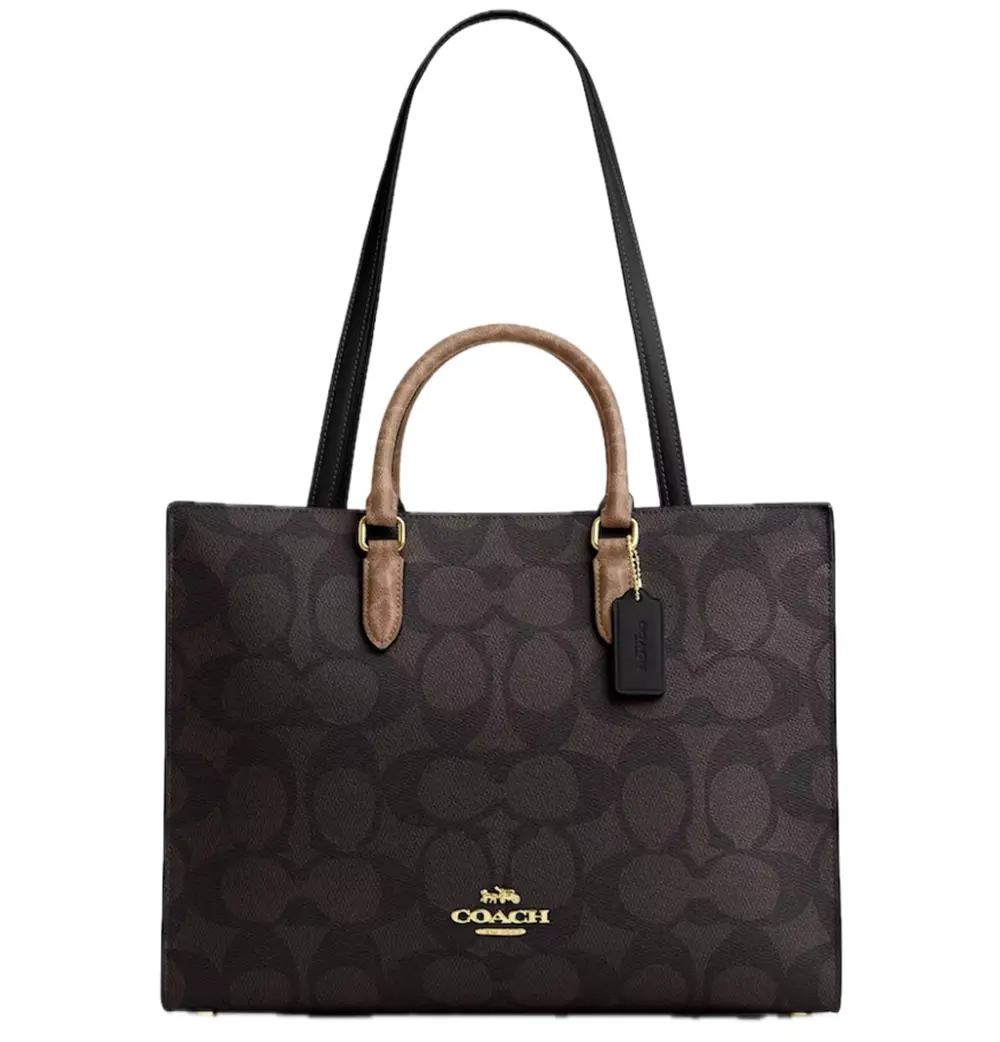 Túi Coach Maggie Tote Bag 'Walnut' CY677-IMXI8