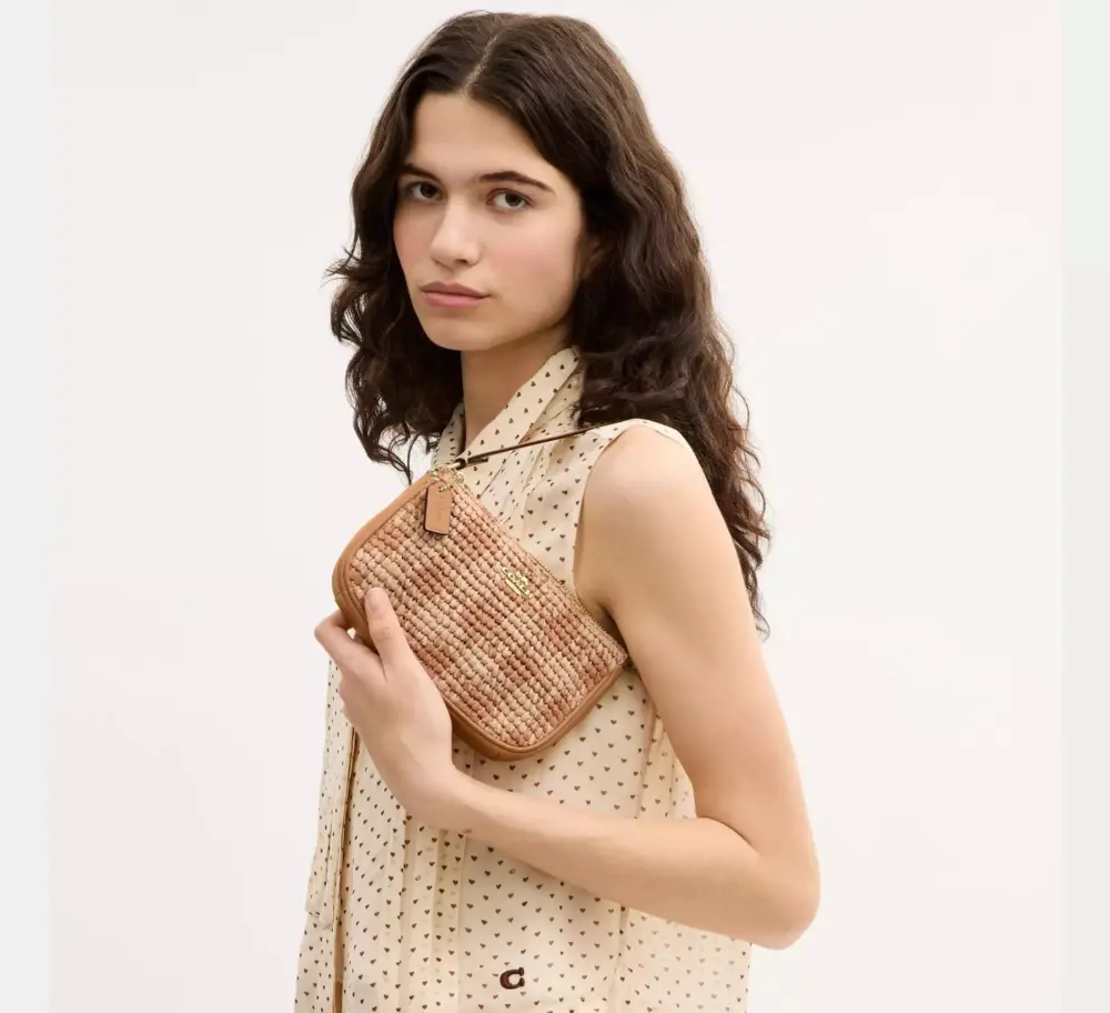 Túi Coach Nolita 19 With Gingham Print 'Tan' CEN00-IMTN2 - Ảnh 5