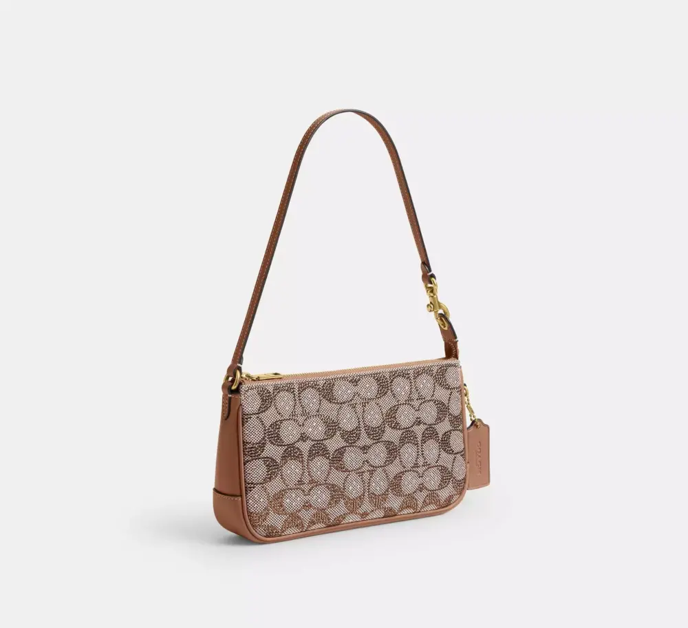Túi Coach Plaza Bag In Crystal Jacquard 'Brass' CFG63-B4MS - Ảnh 4