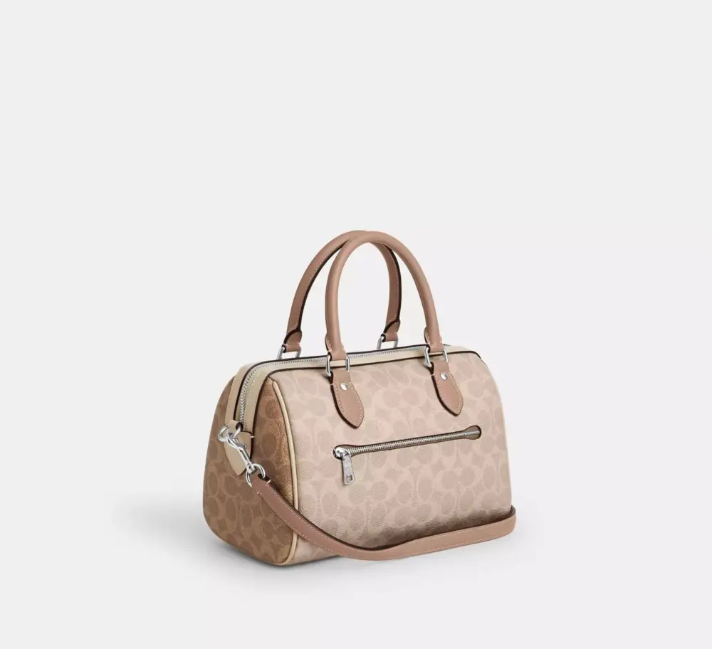 Túi Coach Rowan Satchel Bag 'Taupe' CW377-SVXCU - Ảnh 5