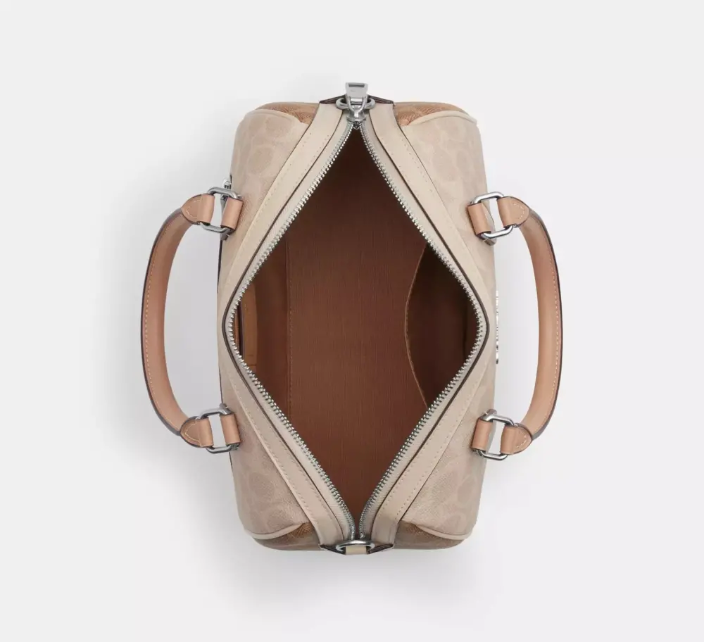 Túi Coach Rowan Satchel Bag 'Taupe' CW377-SVXCU - Ảnh 4