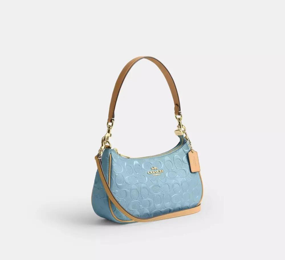 Túi Coach Teri Shoulder Bag 'Light Blue' CER20-IMXUM - Ảnh 5