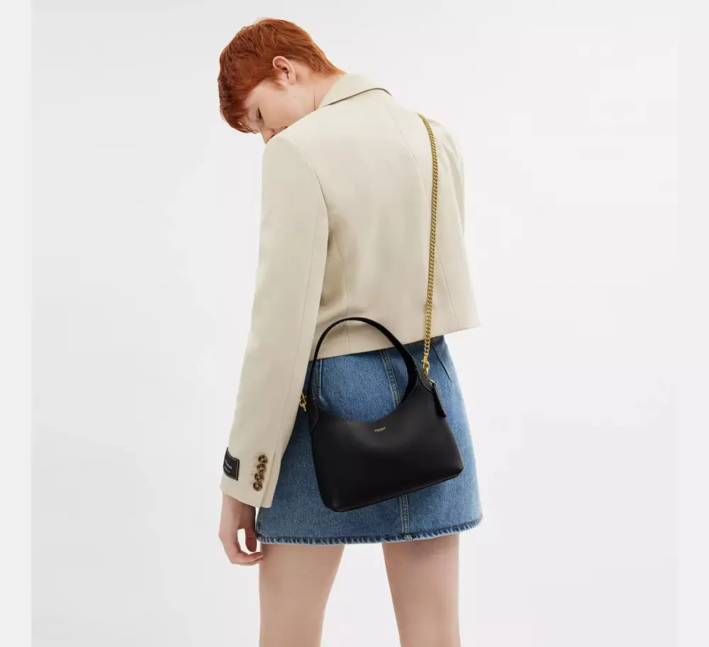 Alternative view of Túi Coach Brooklyn Shoulder Bag 23 'Black' CW614-B4BK