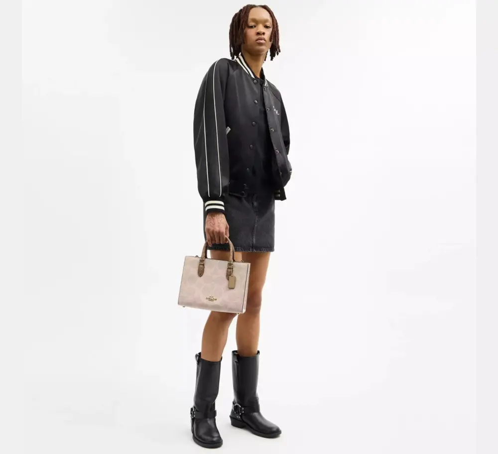 Túi Coach Maggie Small Tote Bag 'Tan' CY676-IMXI9 - Ảnh 3