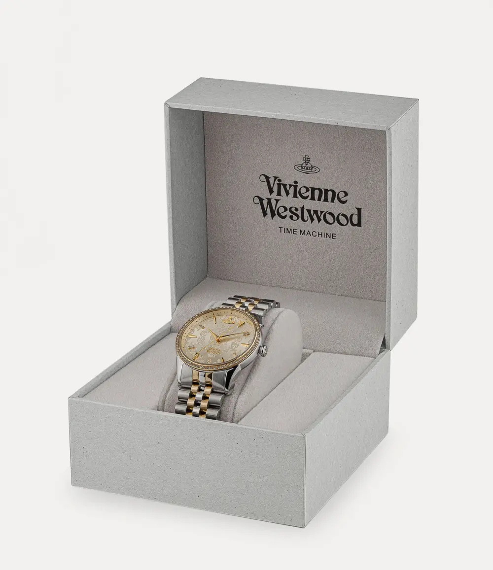 Alternative view of Đồng Hồ Vivienne Westwood Wallace 'Gold Silver' VV208CPSG