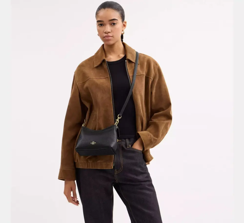 Túi Coach Laurel Small Shoulder Bag 'Black' CBH16-IMBLK - Ảnh 2