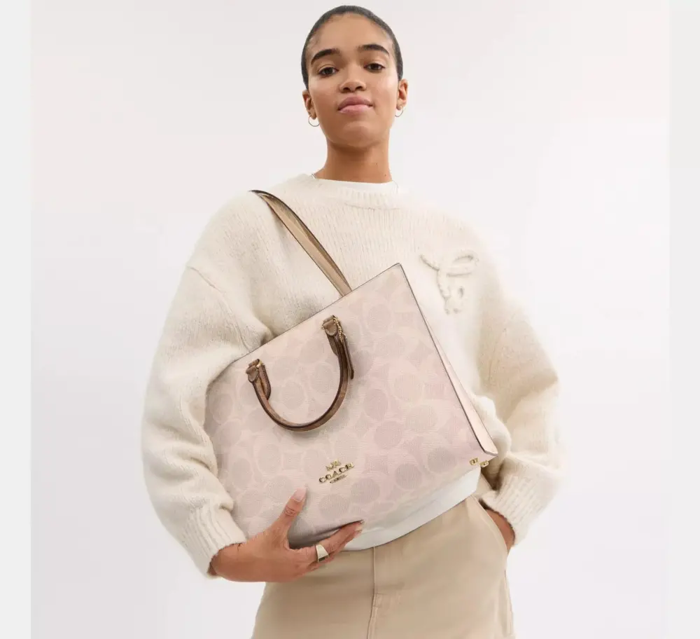 Túi Coach Maggie Tote Bag 'Tan' CY677-IMXI9 - Ảnh 5