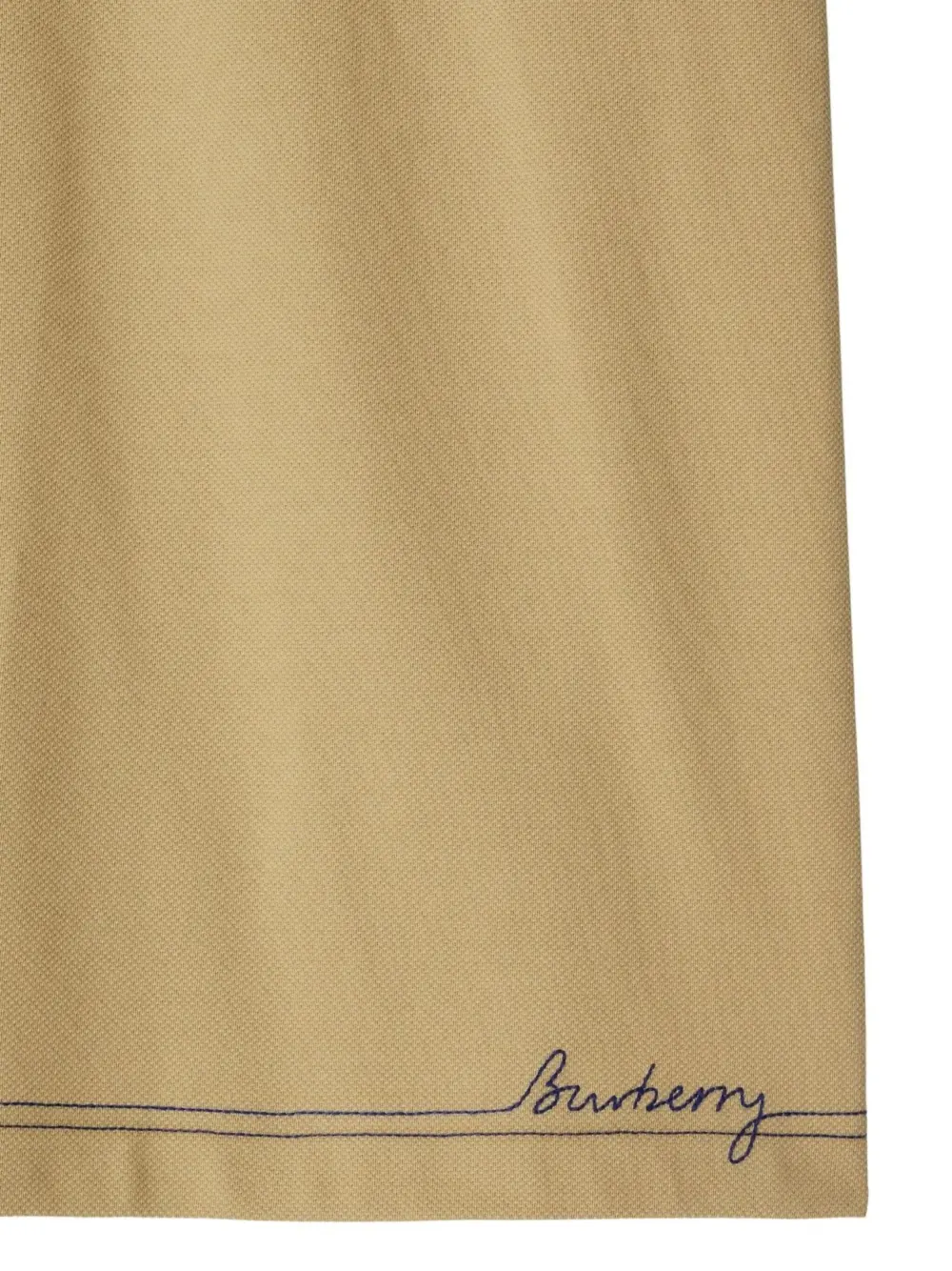 Alternative view of Áo Burberry Logo-embroidered Polo 'Beige' 8090489