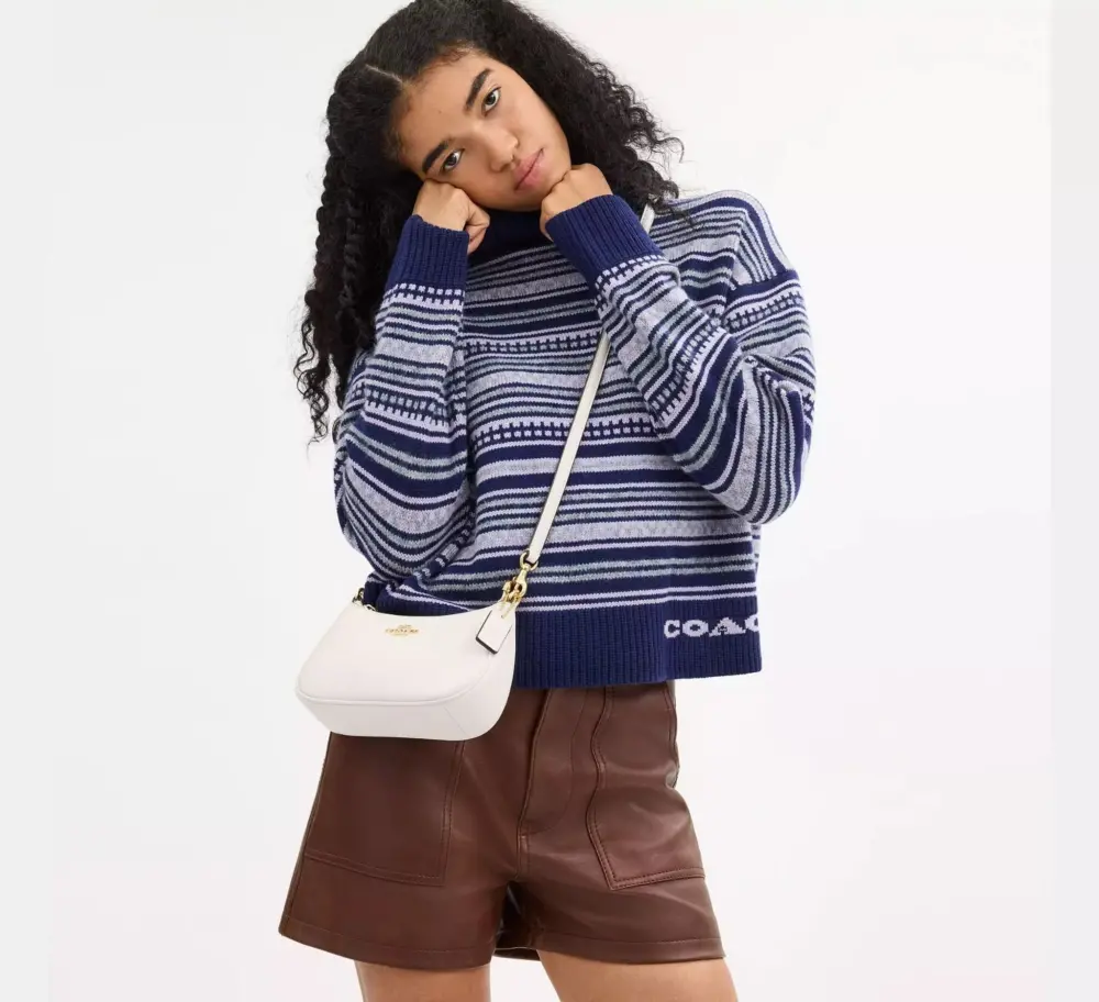 Túi Coach Teri Mini Crossbody Bag 'Chalk' CW309-IMCHK - Ảnh 5