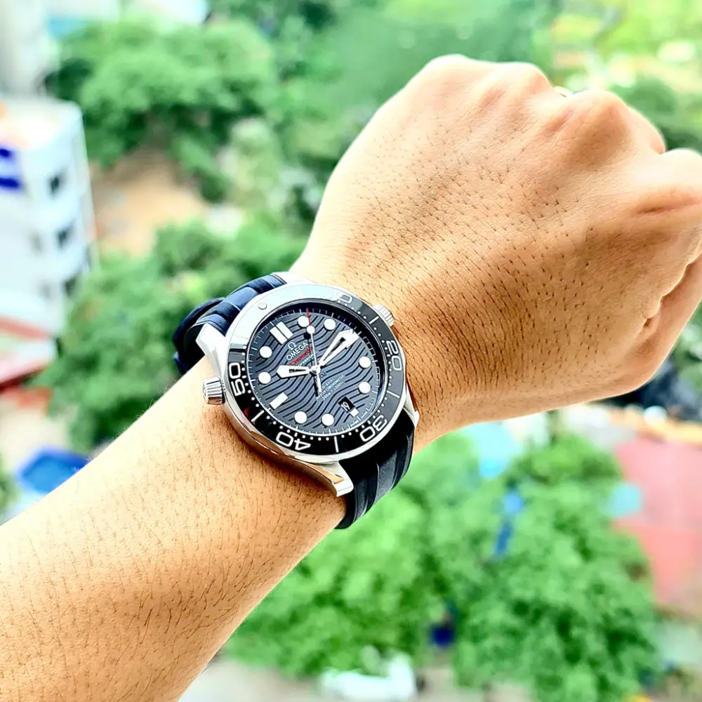 Đồng Hồ Omega Seamaster Automatic ‘Black’ 210-22-42-20-01-002 - Ảnh 4