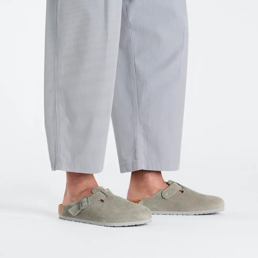 Alternative view of Giày Birkenstock Boston Suede ‘Stone Coin’ 1027688