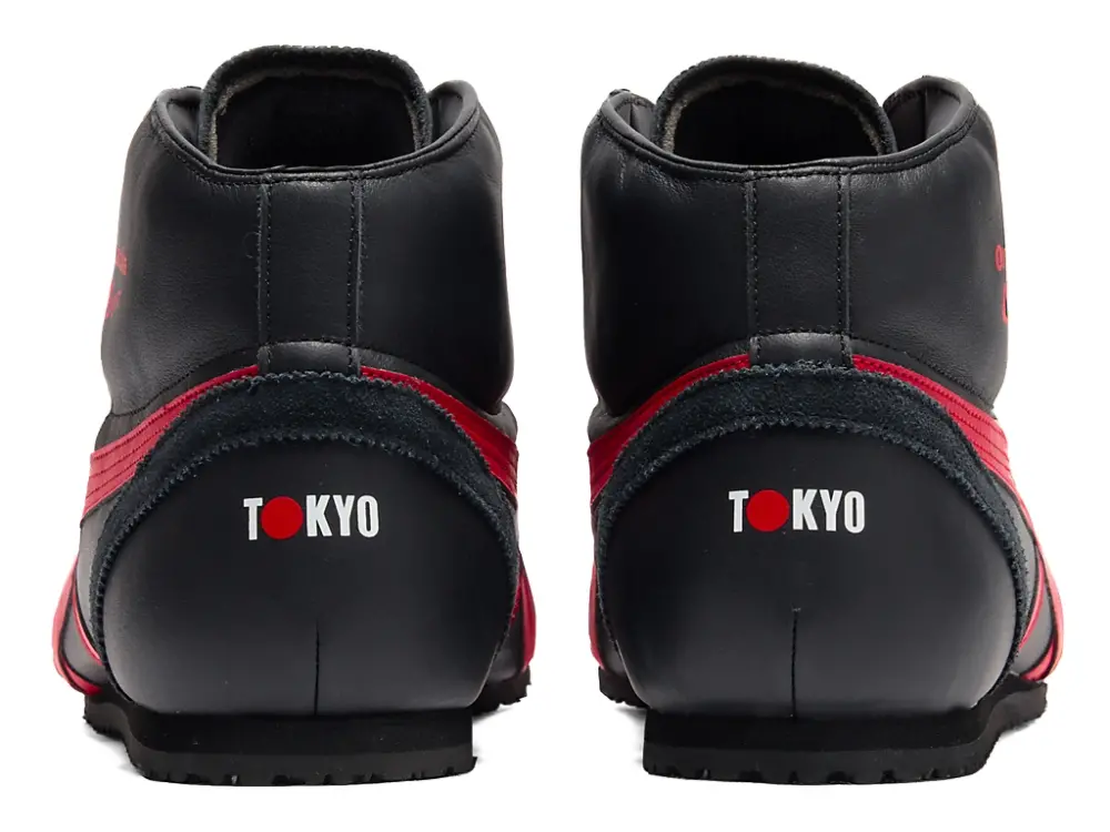 Giày Onitsuka Tiger Mexico Mid Runner ‘Black Red’ 1183B577-001 - Ảnh 3