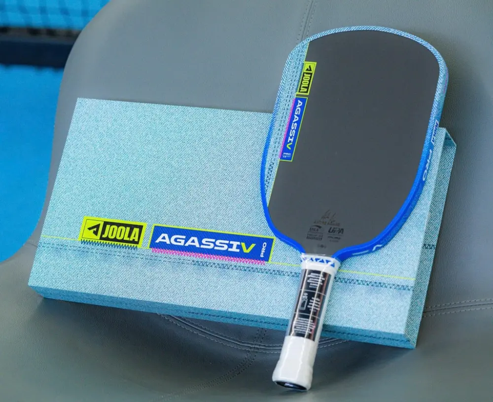 Vợt Pickleball Joola Andre Agassi V ‘Washed Indigo’ 16mm - Ảnh 3