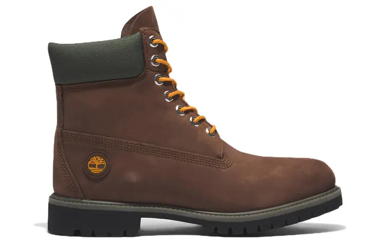 Giày Timberland Premium 6 Inch Waterproof 'Brown Orange' A2CX8931 - Ảnh 5