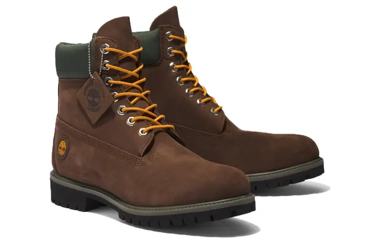 Giày Timberland Premium 6 Inch Waterproof 'Brown Orange' A2CX8931 - Ảnh 4