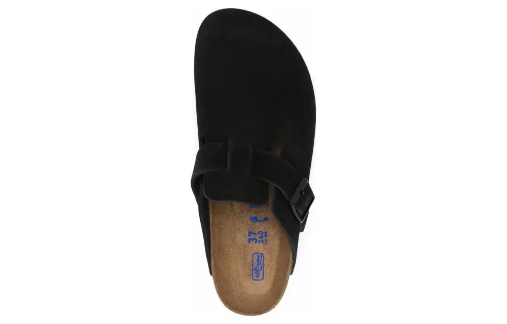 Alternative view of Dép Birkenstock Boston Mules 'Black' 660473
