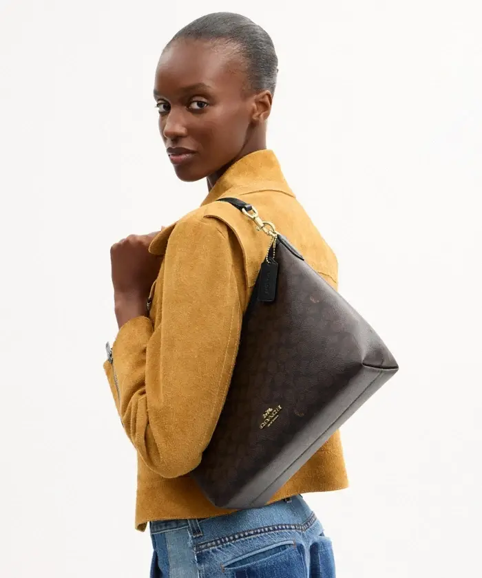 Alternative view of Túi Coach Laurel Shoulder 'Black' CEY95-IMXAQ