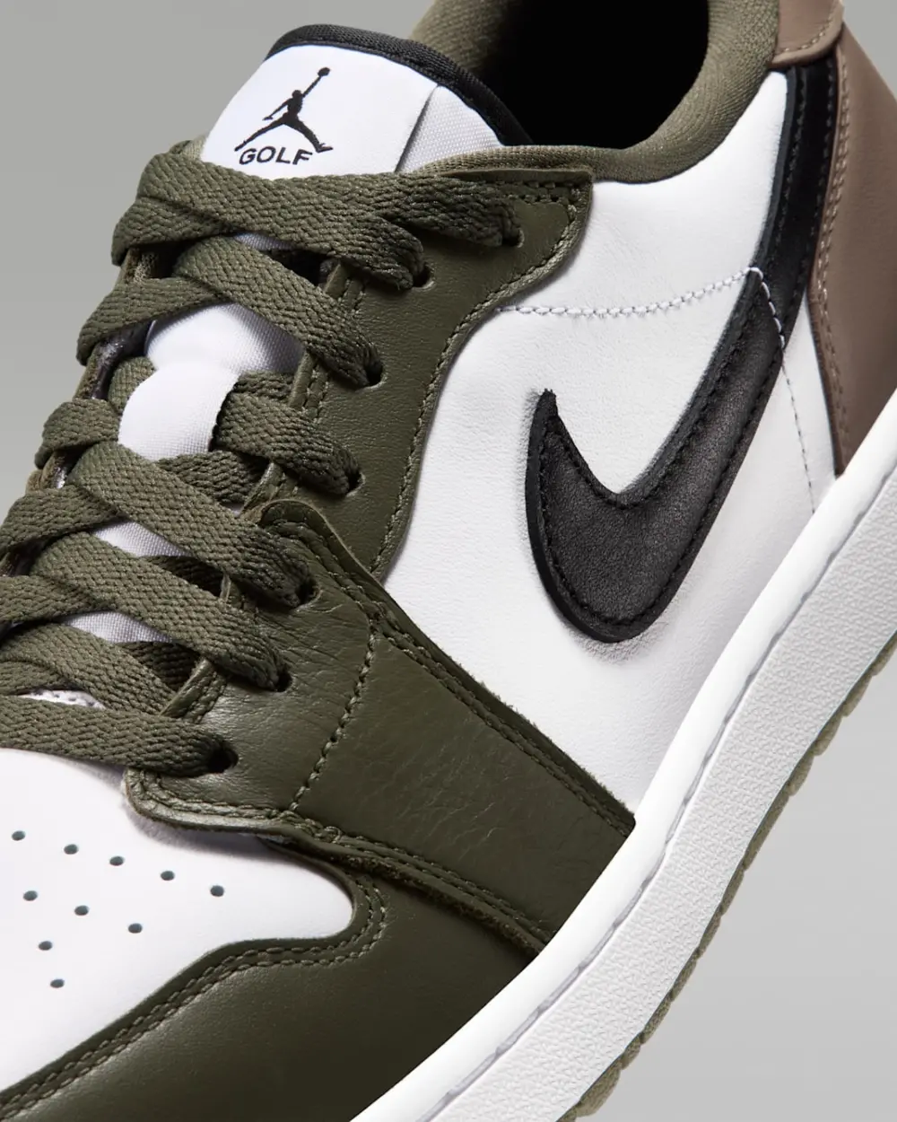 Giày Nike Air Jordan 1 Low G 'Medium Olive' DD9315-121 - Ảnh 5