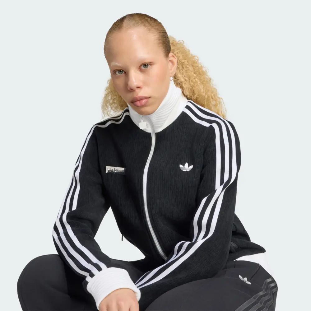 Áo adidas ORIGINALS TRACK TOP BY JENNIE 'Black' LD8924 - Ảnh 3