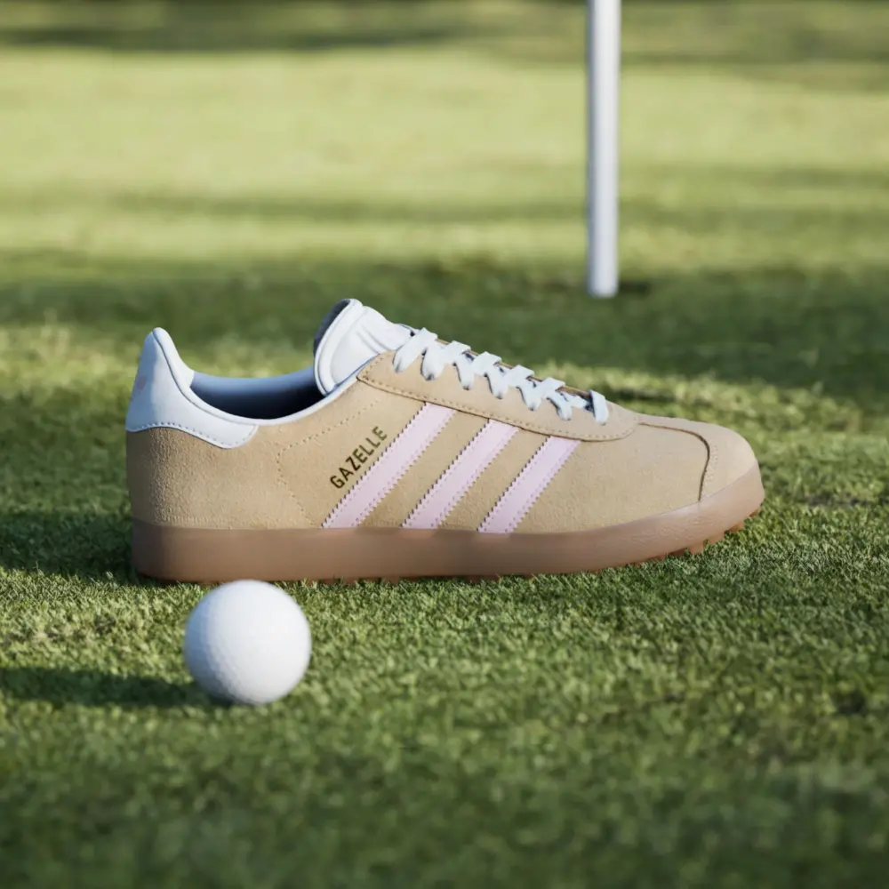 Alternative view of Giày adidas Gazelle Spikeless Golf 'Ice Tangerine Clear Pink' JR4471