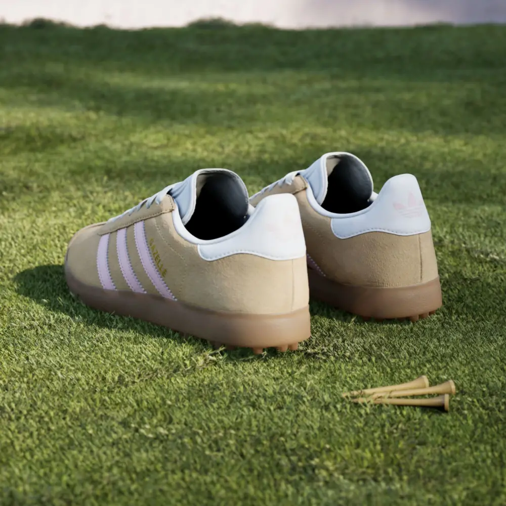 Giày adidas Gazelle Spikeless Golf 'Ice Tangerine Clear Pink' JR4471 - Ảnh 4