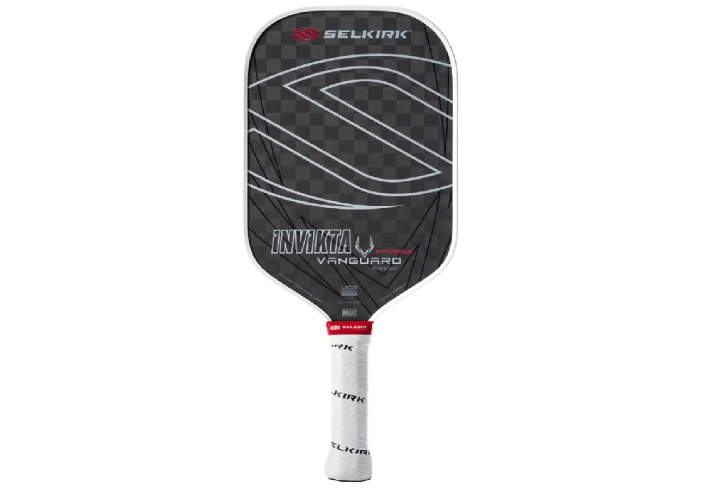 Vợt Pickleball Selkirk Vanguard Pro Invikta Raw Carbon ‘Black White’