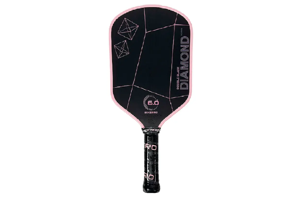 Vợt Pickleball 6.0 Six Zero Double Black Diamond Control 'Pink'