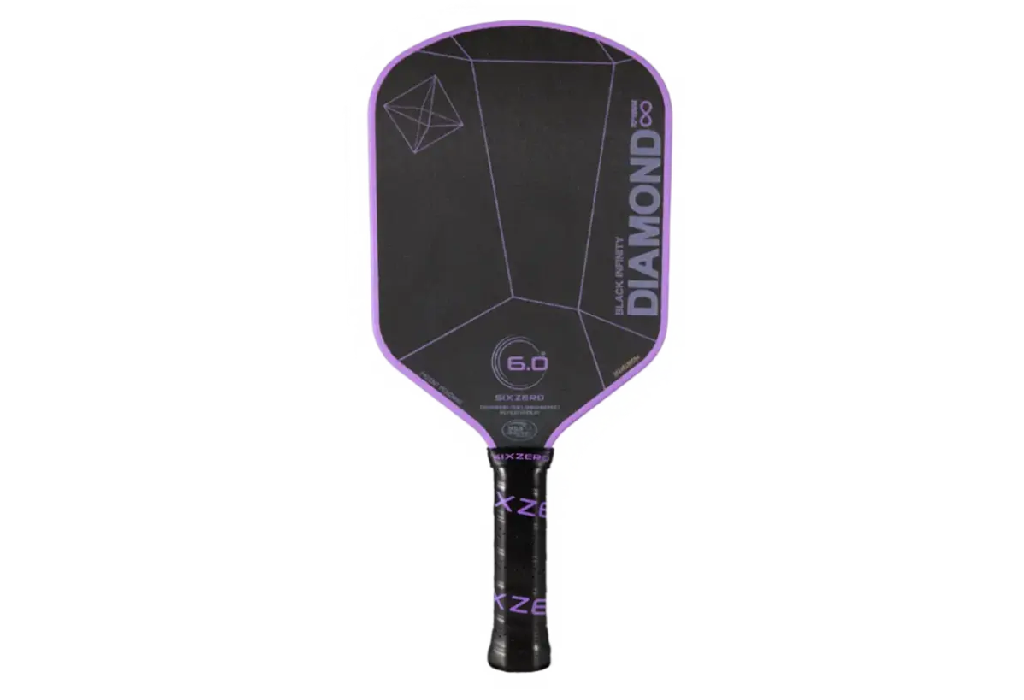 Vợt Pickleball Six Zero Infinity Edgeless Black Diamond Power 'Amethyst'