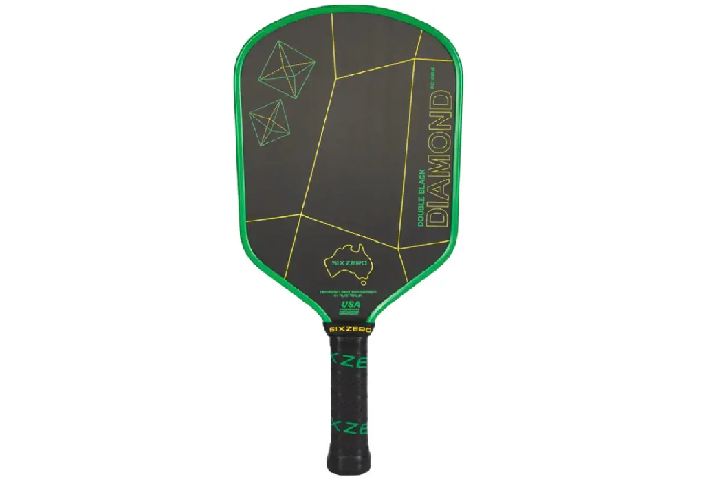 Vợt Pickleball Six Zero DB Diamond Control 'Gold Green'