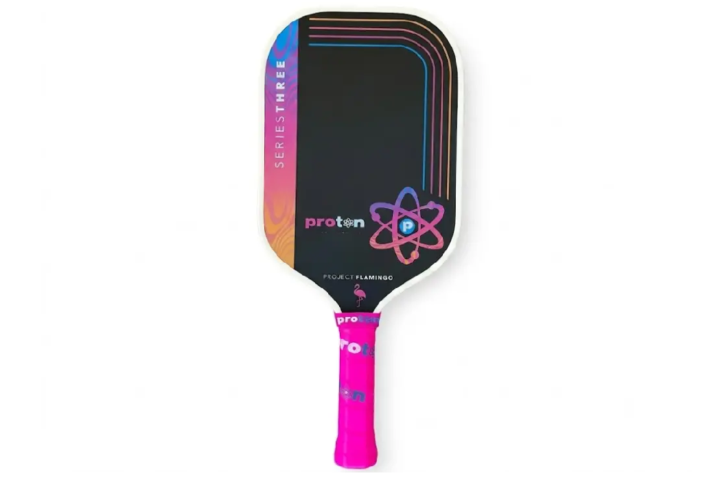 Vợt Pickleball Proton Flamingo 13mm Elongated Limited Edition 'Cream'