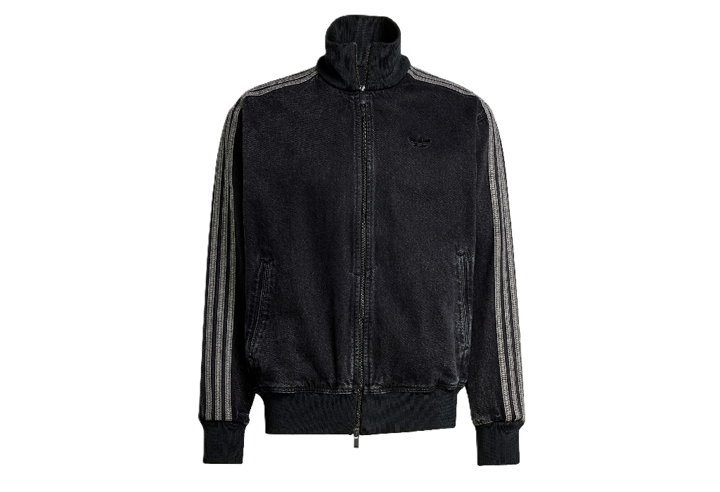 Áo adidas Track Top Denim Firebird Adicolor ‘Black’ JC6717