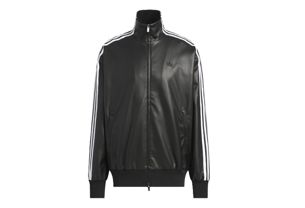 Áo adidas Originals Pleather 3S Track Top 'Black' KQ5472