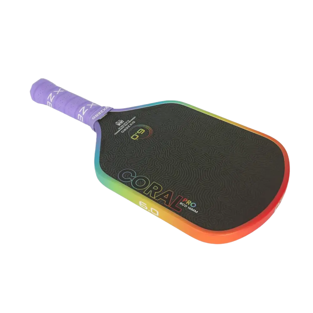 Vợt Pickleball Six Zero Coral Pro 16mm ‘Rainbow’ - Ảnh 5