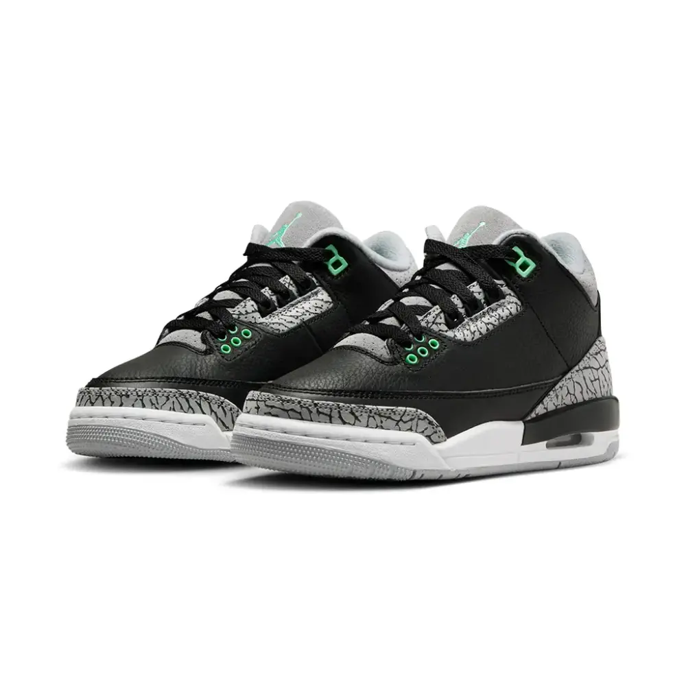 Alternative view of Giày Nike Air Jordan 3 GS 'Green Glow' DM0967-031
