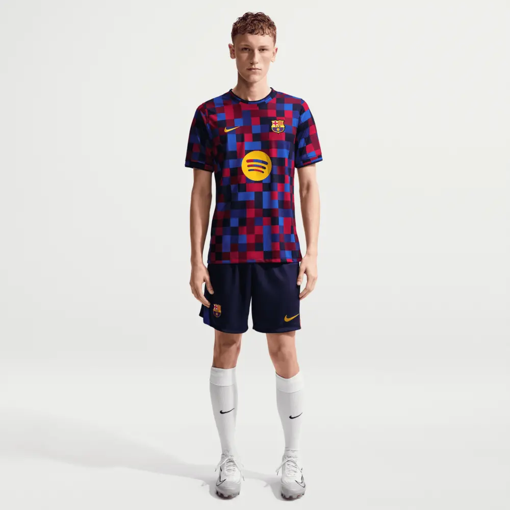 Áo Nike Barcelona Dri-FIT Pre-Match Jersey II1667-621 - Ảnh 4