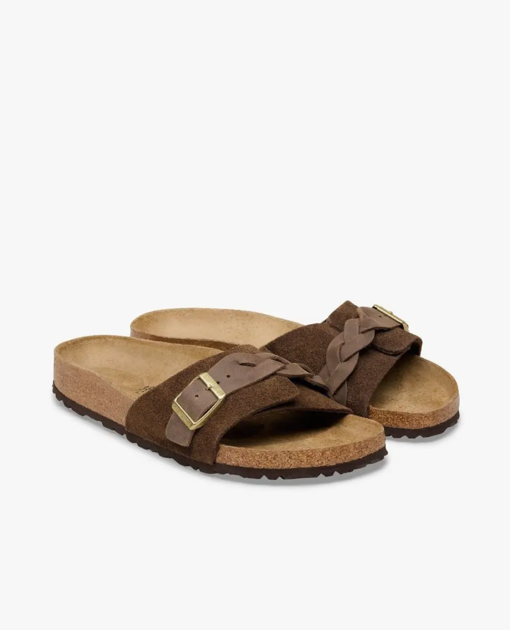 Dép BIRKENSTOCK Oita Braided 'Brown' 1031711 - Ảnh 4