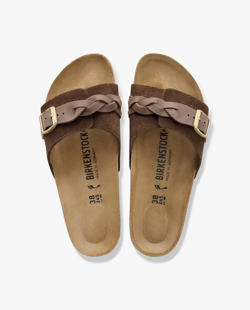 Dép BIRKENSTOCK Oita Braided 'Brown' 1031711 - Ảnh 3