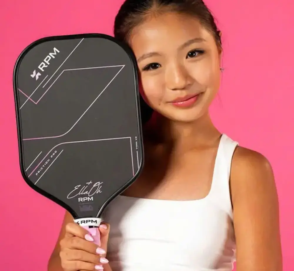 Vợt Pickleball RPM Friction Pro V2 Ella Oh’s Elongated - Ảnh 6