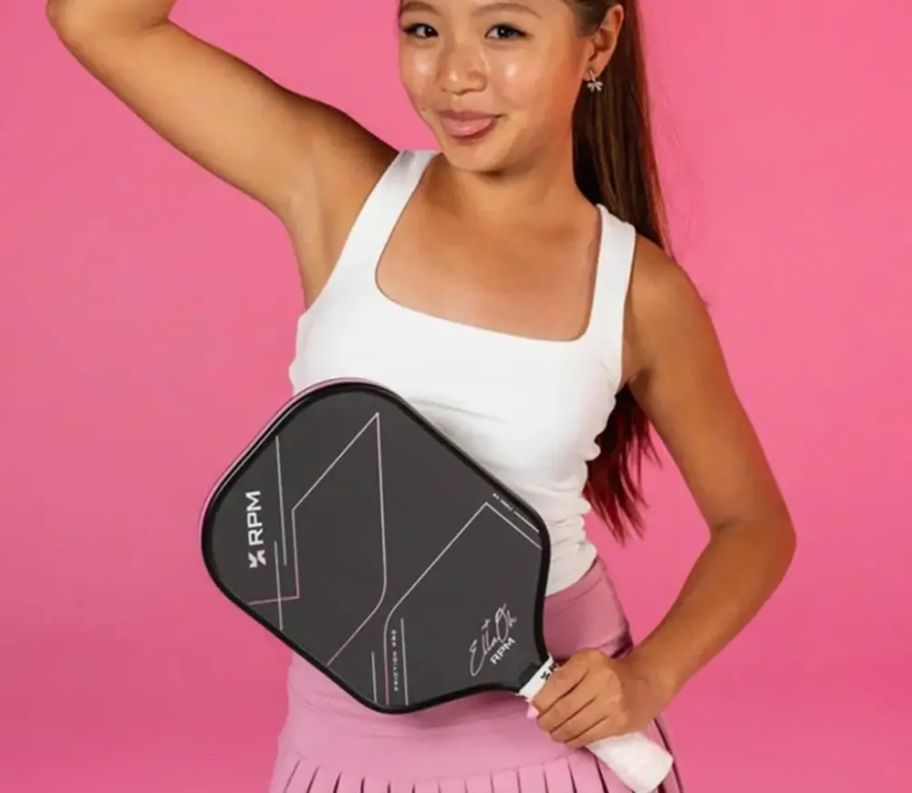 Vợt Pickleball RPM Friction Pro V2 Ella Oh’s Elongated - Ảnh 5