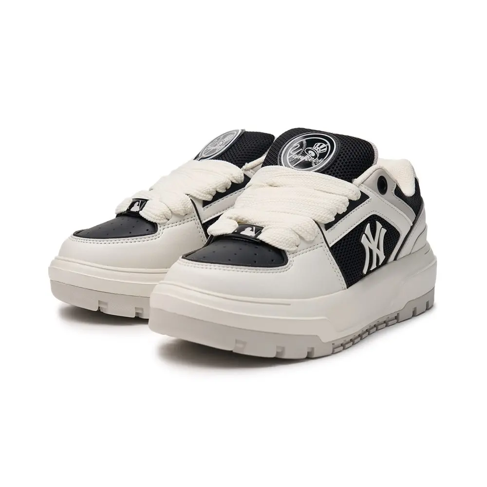 Giày MLB Korea Chunky Liner Wide New York Yankees 'Black' 3ASXCLW4N-50BKS - Ảnh 5