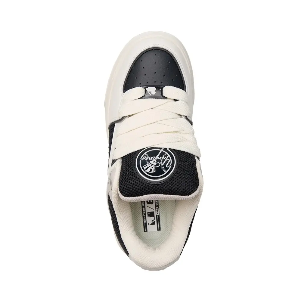Giày MLB Korea Chunky Liner Wide New York Yankees 'Black' 3ASXCLW4N-50BKS - Ảnh 3